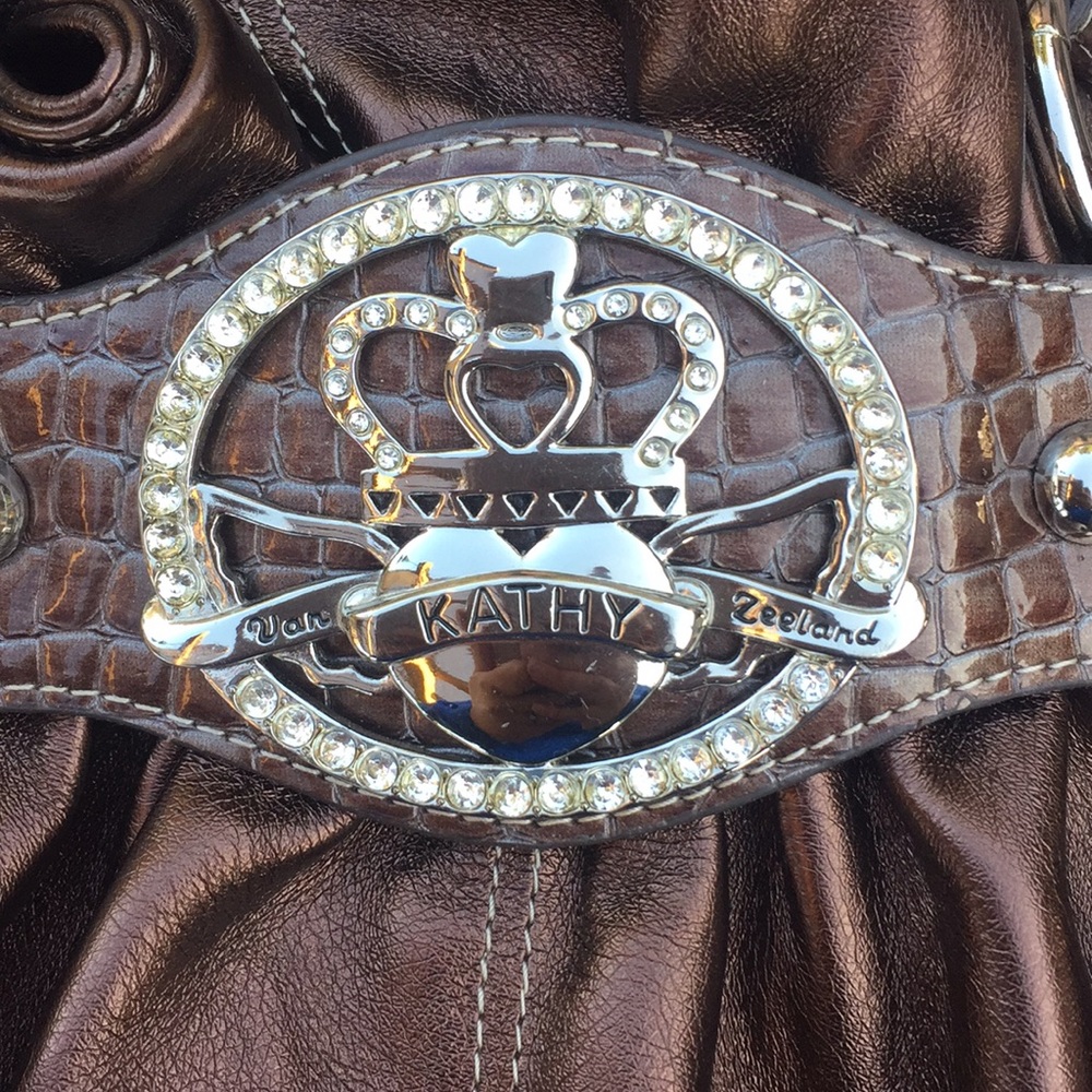 Kathy Van Zeeland Chocolate Purse
